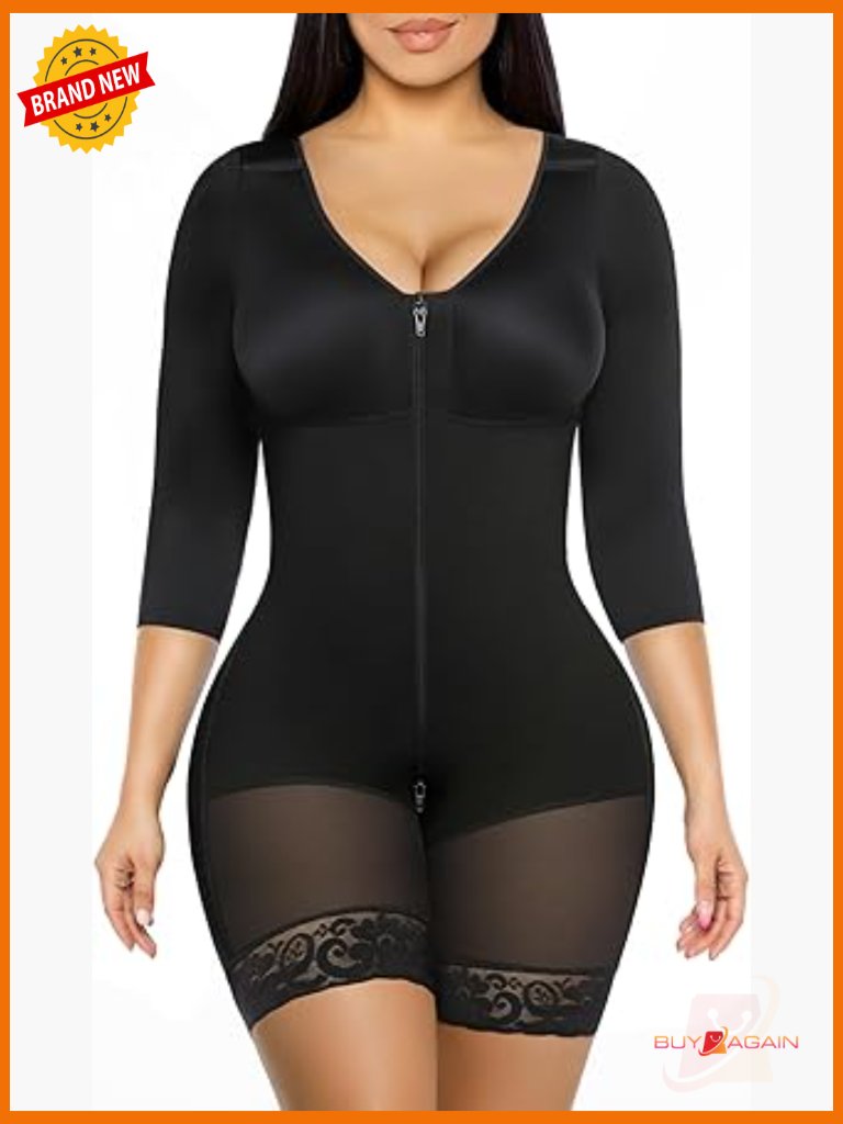 Full Body Shaper Tummy Control Shapewear With Arm Compression